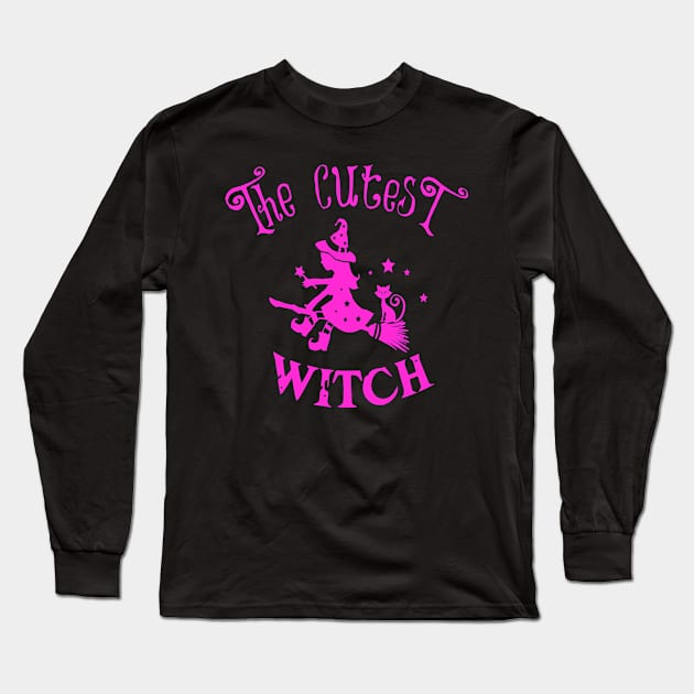 Cute as a witch !! Long Sleeve T-Shirt by Motivashion19